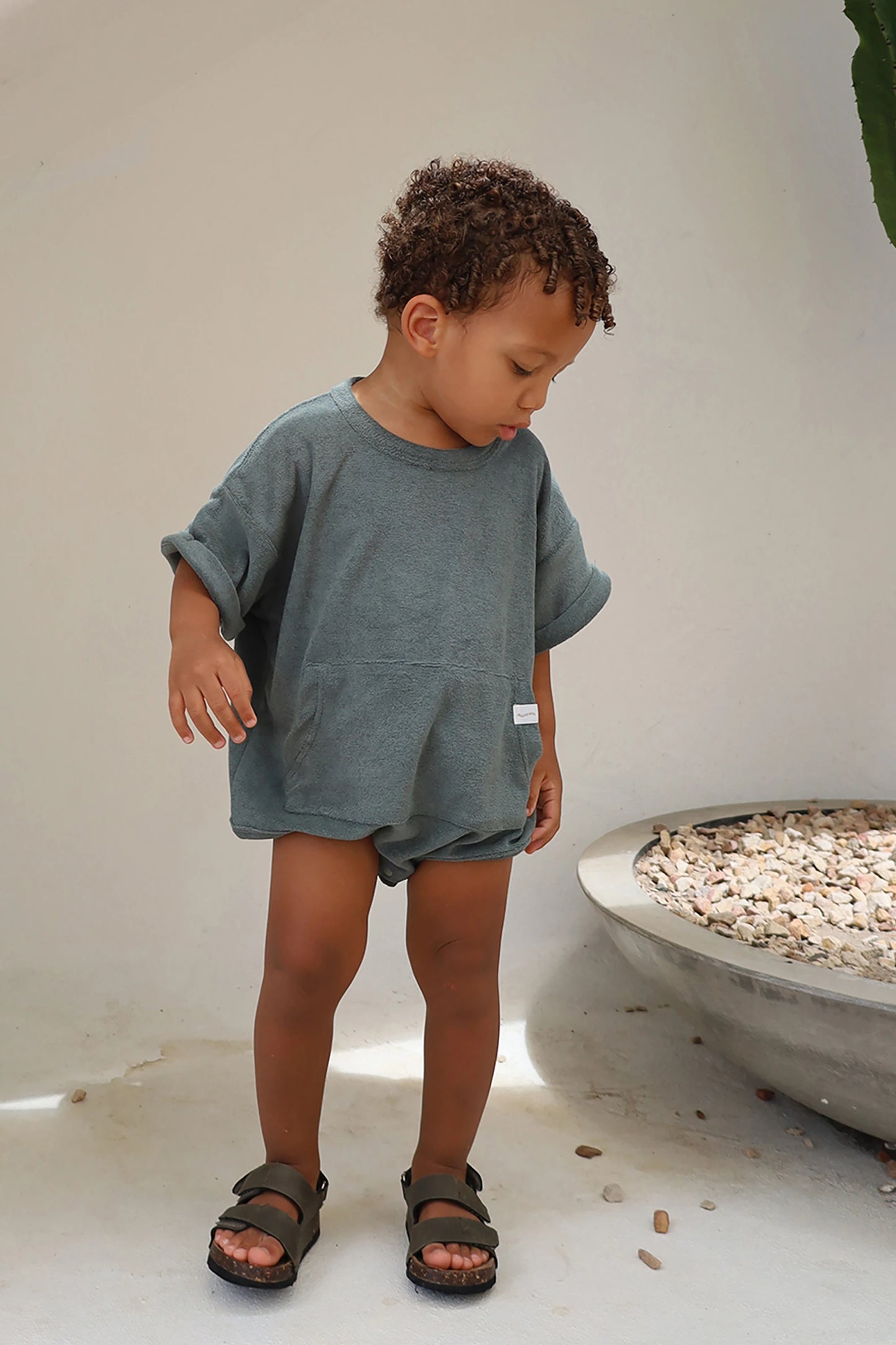Mini Terry Romper