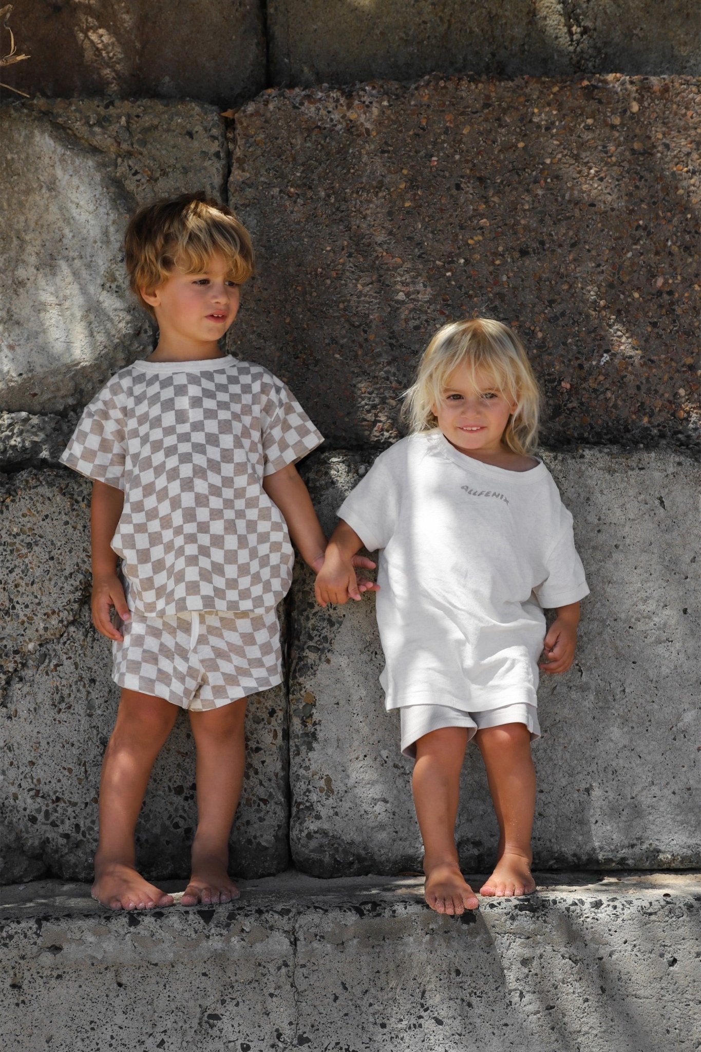 Mini Waves Tee (Cream) - All Fenix