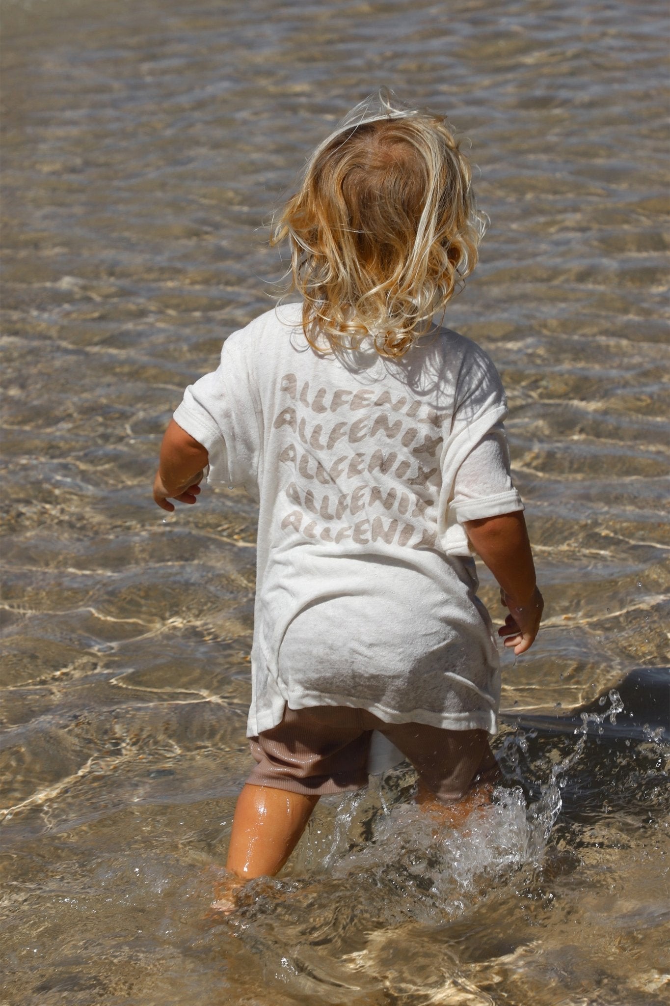 Mini Waves Tee (Cream) - All Fenix